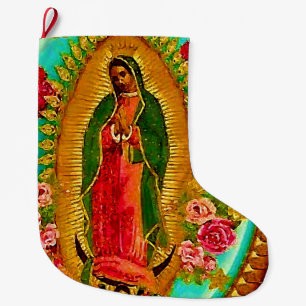 Our Lady Guadalupe Mexican Saint Virgin Mary Grote Kerstsok