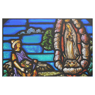 Our Lady Guadalupe Nuestra Senora Glas in lood Stof