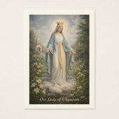 Our Lady of Champion Catholic Prayer  Visitekaartje (Voorkant)
