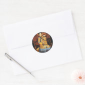 Our Lady of China (中华圣母, 中華聖母) Chinese Virgin Mary Ronde Sticker (Envelop)