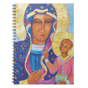 Our Lady of Czestochowa Black Madonna Poland Notitieboek