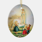 Our Lady of Fatima 1917 Keramisch Ornament (Rechts)
