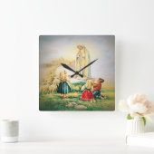 Our Lady of Fatima 1917 Vierkante Klok (Huis)