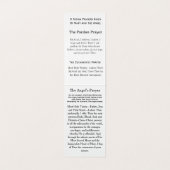 Our Lady of  Fatima Prayer Card (Inside Unfolded)