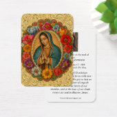 OUR LADY OF GUADALUPE FUNERAL PRAYER CARD (Bureau)