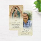 Our Lady of Guadalupe Funeral Spanish Prayer Cards (Bureau)