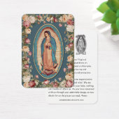 Our Lady of Guadalupe Prayer Holy Card (Bureau)