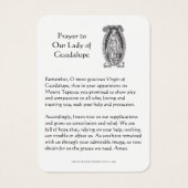 Our Lady of Guadalupe Prayer Holy Card (Dos)