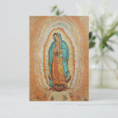 Our Lady of Guadalupe Version Save The Date (Staand voorkant)