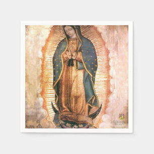 Our Lady Of Guadalupe Vintage Servet