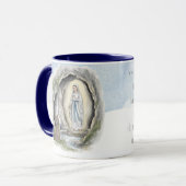 Our Lady of Lourdes, Catholic Mug (Devant gauche)