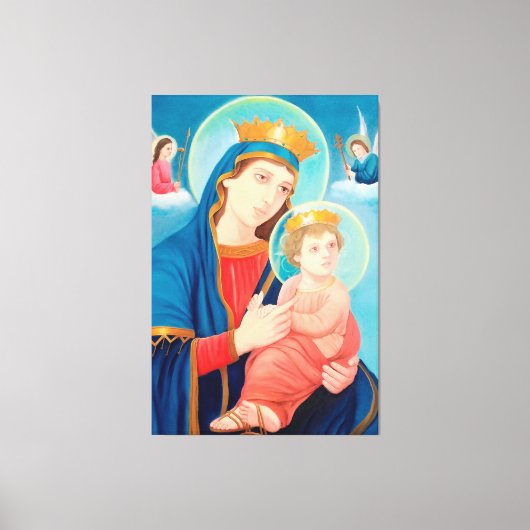 Our Lady of Perpetual Help Catholic Canvas Afdruk (Voorkant)