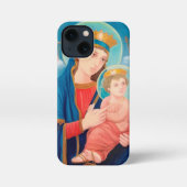 Our Lady of Perpetual Help Catholic iPhone Hoesje (Achterkant)