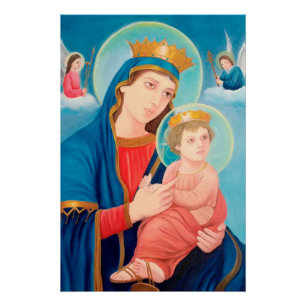 Our Lady of Perpetual Help Catholic Perfect Poster