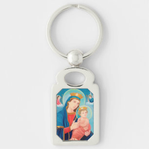 Our Lady of Perpetual Help Catholic Sleutelhanger