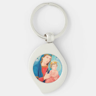 Our Lady of Perpetual Help Catholic Sleutelhanger