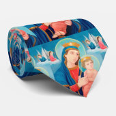 Our Lady of Perpetual Help Catholic Stropdas (Opgerold)