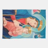 Our Lady of Perpetual Help Catholic Theedoek (Horizontaal)