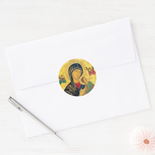 Our Lady of Perpetual Help Stickers  (Enveloppe)