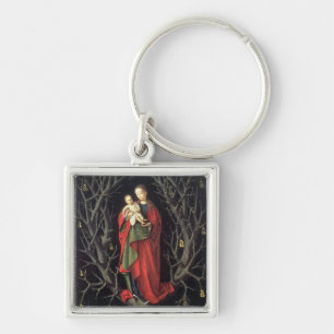 Our Lady of the Dry Tree c.1450 (olie op het panee Sleutelhanger