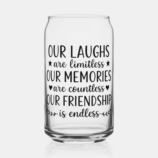 Our Laughs Are Limitless Friendship Quote (Recto)