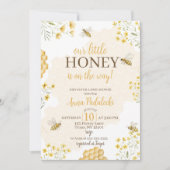 Our Little Honey Baby Shower Invitation (Devant)