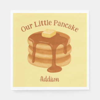 Our Little Pancake Breakfast Brunch Theme Custom Servet