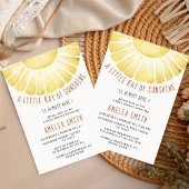 Our Little Ray of Sunshine Baby Shower Invitation
