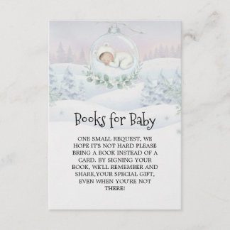 Our Little Snowbaby is on the way First Library Informatiekaartje