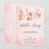 Our Little Sunshine’s Birthday Bash Kaart (Voorkant / Achterkant)