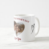 Our Love in a Mug Custom Photo Valentine’s Day (Devant droit)