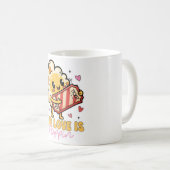Our Love Is Poppin’ Popcorn Mug (Devant droit)