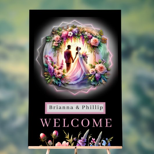 Our Love Shine Brighter Than The Moon Large Sign (Neutre)