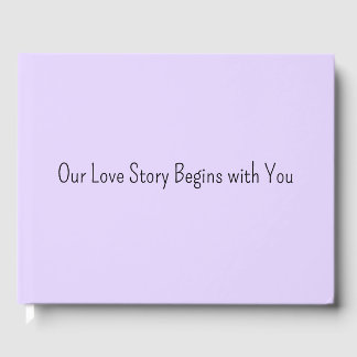 Our Love Story Begins with You Wedding Guest Book  Gastenboek