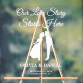 Our Love Story Starts Here Wedding Welcome (Neutre)
