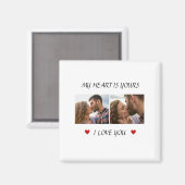 Our Love Story Valentine Magnet Photo & Text (Recto/Verso)