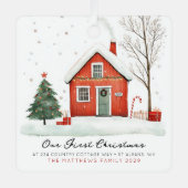 Our New Home First Home Photo Ornament (Voorkant)