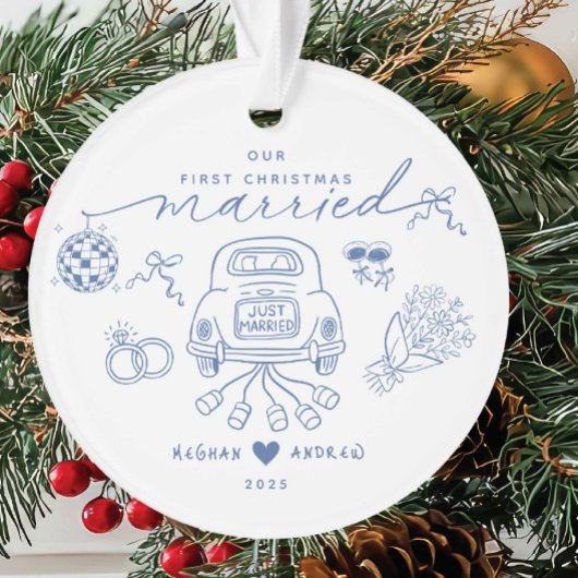 Our première Christmas Married Ornament
