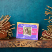 Our Princess photo Tabletop Plaque with Easel (Côté)