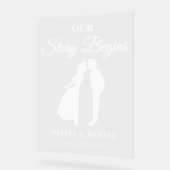 Our Story Begins Luxury Wedding Welcome (Angle)