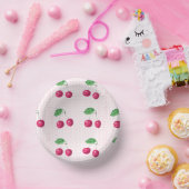 "Our Sweet Cherry" Roze & Groene Verjaardag Papieren Kommen (Feest)