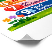 Our Ten Classroom Values - 11x17 Landscape Poster (Coin)