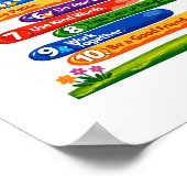 Our Ten Classroom Values – 8.5×11 Portrait Poster (Coin)