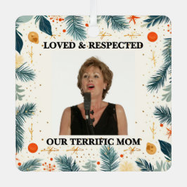 Our Terrific Mom™ Ornaments (Customize It!) Metalen Ornament