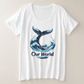 Our World Whale Tail Ocean Conservation (Design devant)