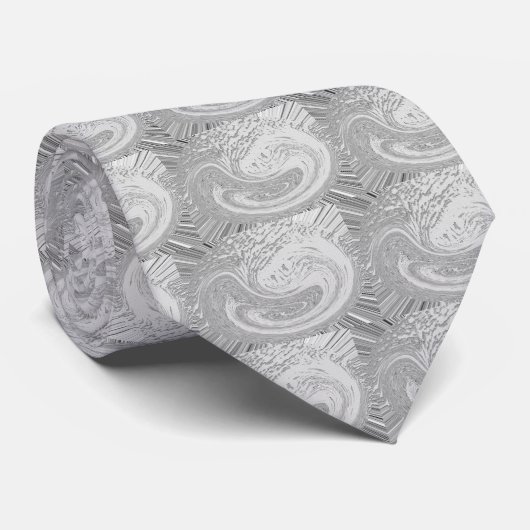 Ouragan cravate - Blanc (Roulé)