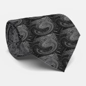 Ouragan cravate - Noir (Roulé)