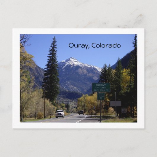 Ouray, Colorado Briefkaart (Voorkant)