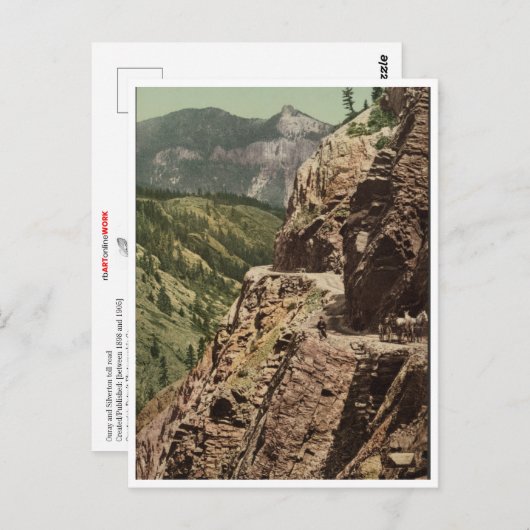 Ouray en Silverton Toll Road Briefkaart (Voorkant / Achterkant)