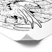 Ourboros Eternity Dragon Poster coloré (Coin)